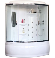 Душевая кабина Royal Bath RB 150ALP-T-CH 150х100 см, с прозрачными стеклами, правосторонняя