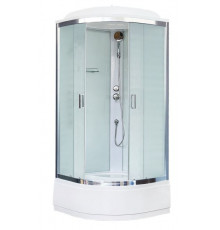 Душевая кабина Royal Bath RB 90CK5-WC-CH 90х90 см, с матовыми стеклами