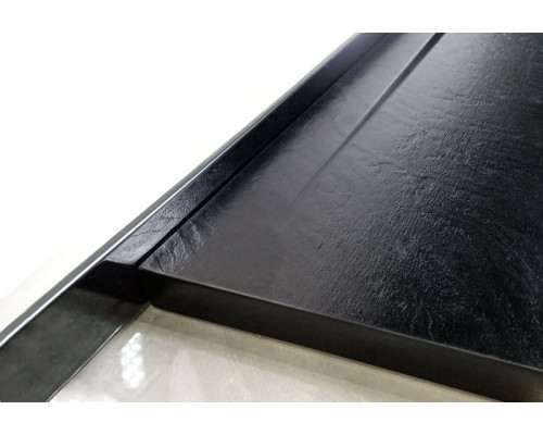 Душевой поддон WeltWasser WW TRR 12080 STONE-BL L 120х80 см черный с сифоном