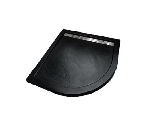 Душевой поддон WeltWasser WW TRR 12080 STONE-BL R 120х80 см черный с сифоном