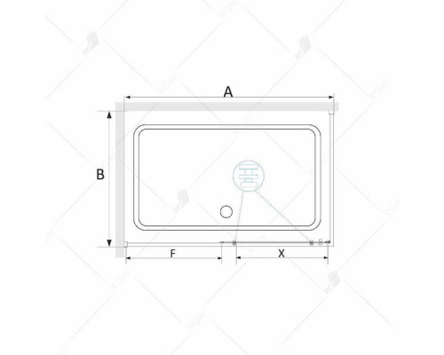 Душевой уголок RGW SV-42B (SV-12B + Z-05B) 120x70, прозрачное стекло