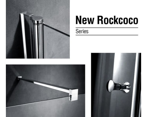 Душевой уголок Gemy New Rockcoco S03072B 90х90 см