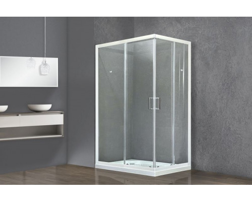 Душевой уголок Royal Bath RB HPD-T 100х90 см, с прозрачными стеклами