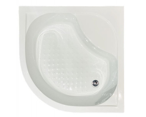 Душевой уголок Royal Bath RB 100BK-C 100х100 см, с матовыми стеклами