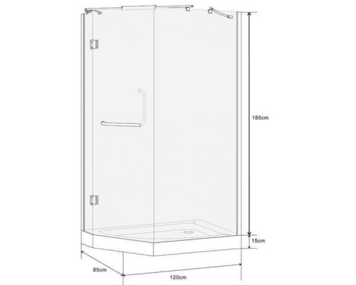 Душевой угол Wasserfalle F 510 L