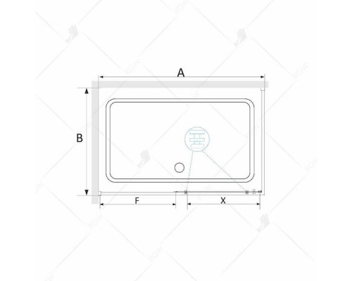 Душевой уголок RGW SV-42B (SV-12B + Z-05B) 120x100, прозрачное стекло
