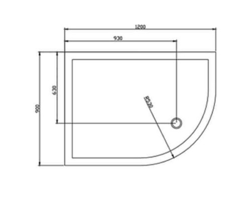 Душевой угол Wasserfalle F 2004 L