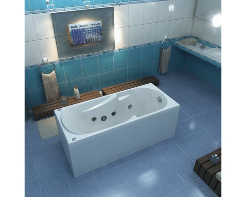 Акриловая ванна BAS Мальдива стандарт прямая 160х70 см