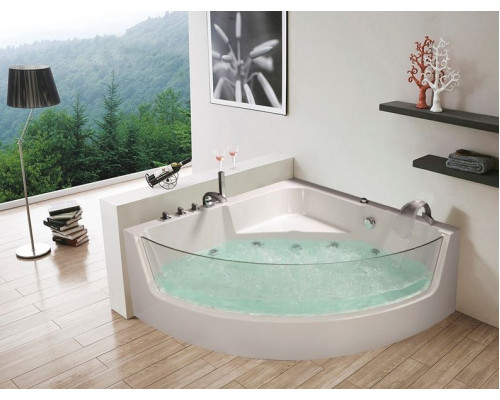 Ванна акриловая WeltWasser WW HB CONSTANCE 150 WT 150х150х59 с гидромассажем, белая